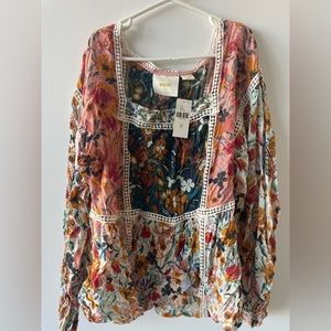 Anthropologie blouse new with tags